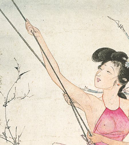 新河-胡也佛的仕女画和最知名的金瓶梅秘戏图